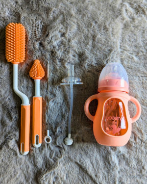 Glass Feeder Combo Pack (03 Products) - 240 ml, Pink