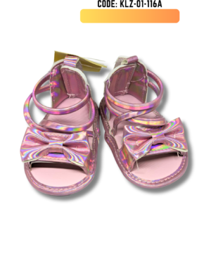 Sparkly Bright Solid Color Casual Baby Girls Shoes (KLZ-01-116A, 116B, 116C, 116D)